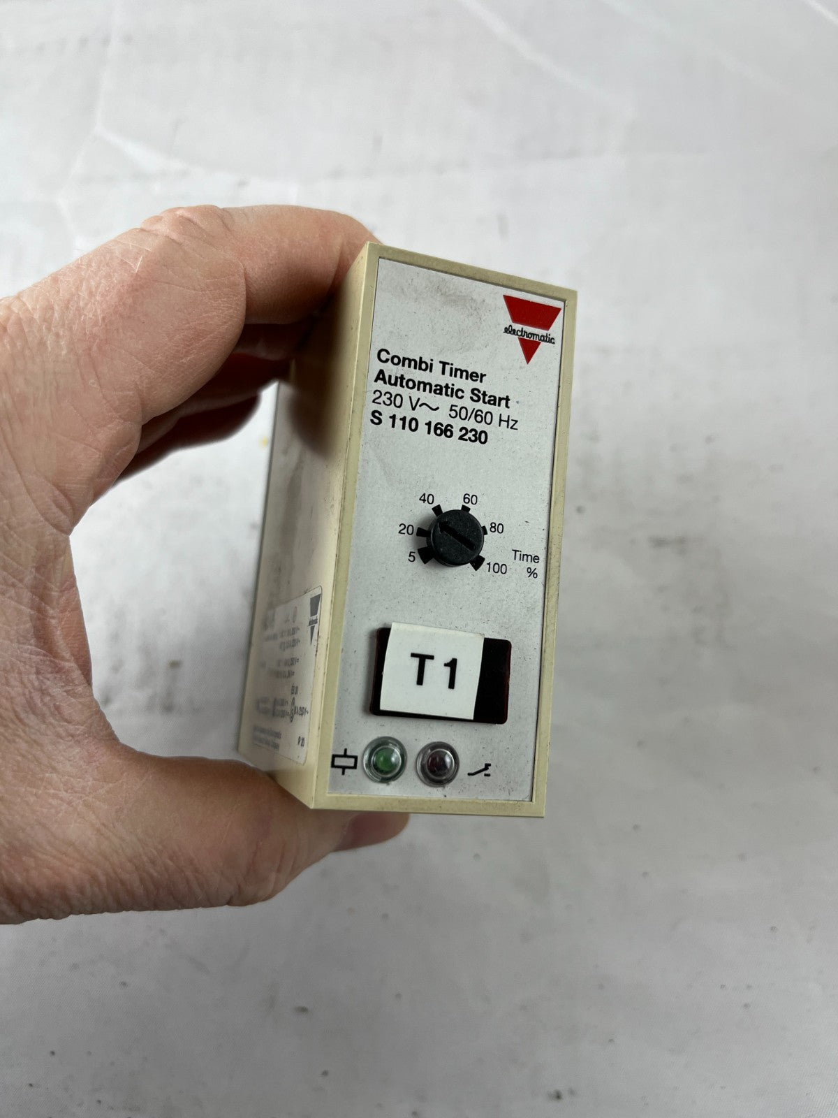 Electromatic S110 166 230 Combi Timer Automatic Start 230VAC 11‑Pin USED