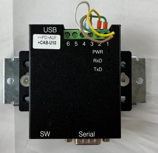 Titan SB-COMi-SI-M USB to Serial Industrial Converter DIN Rail Used Working