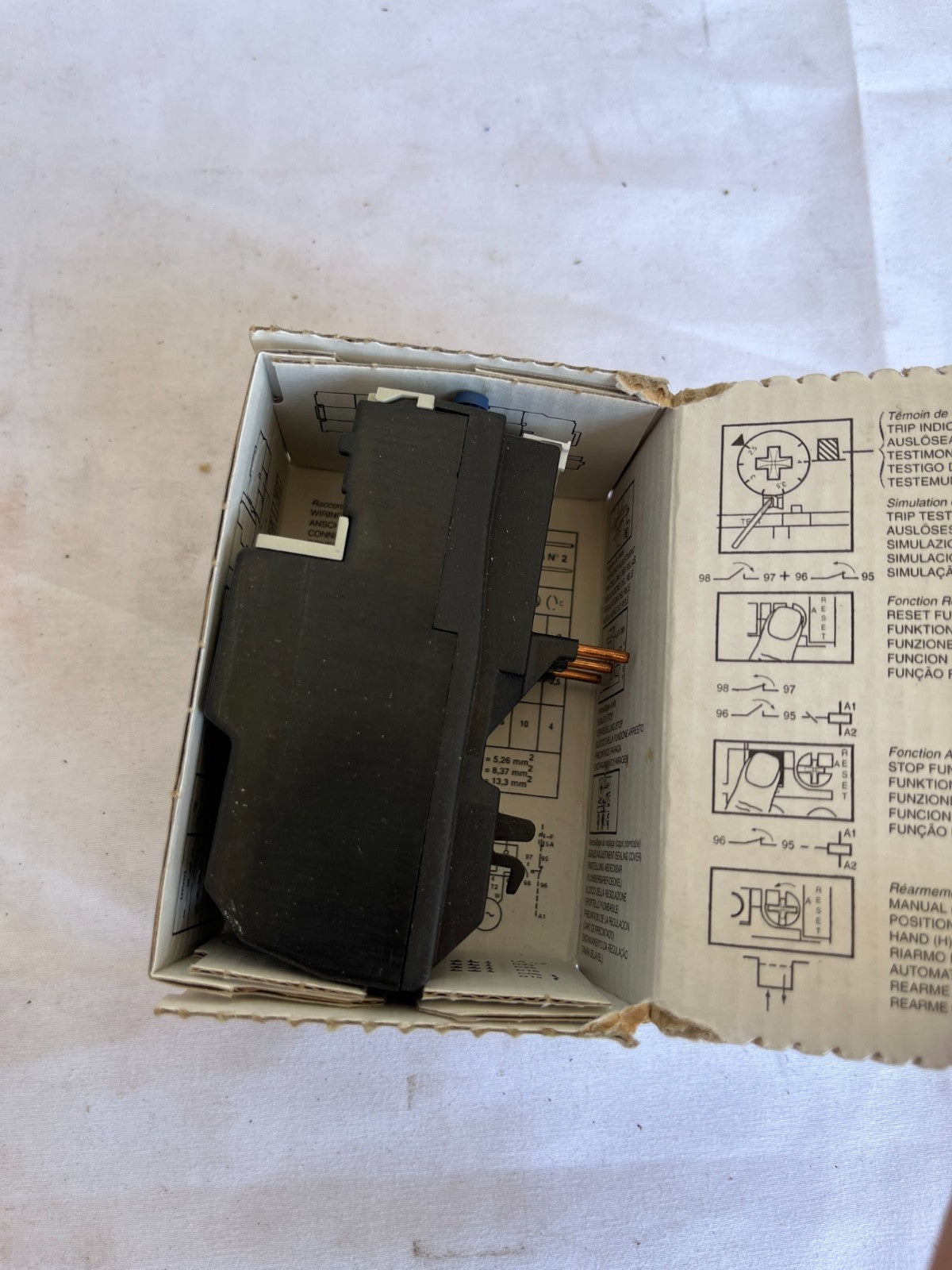 Telemecanique LR2 D1321 Thermal Overload Relay 12-18A New Spare Unit