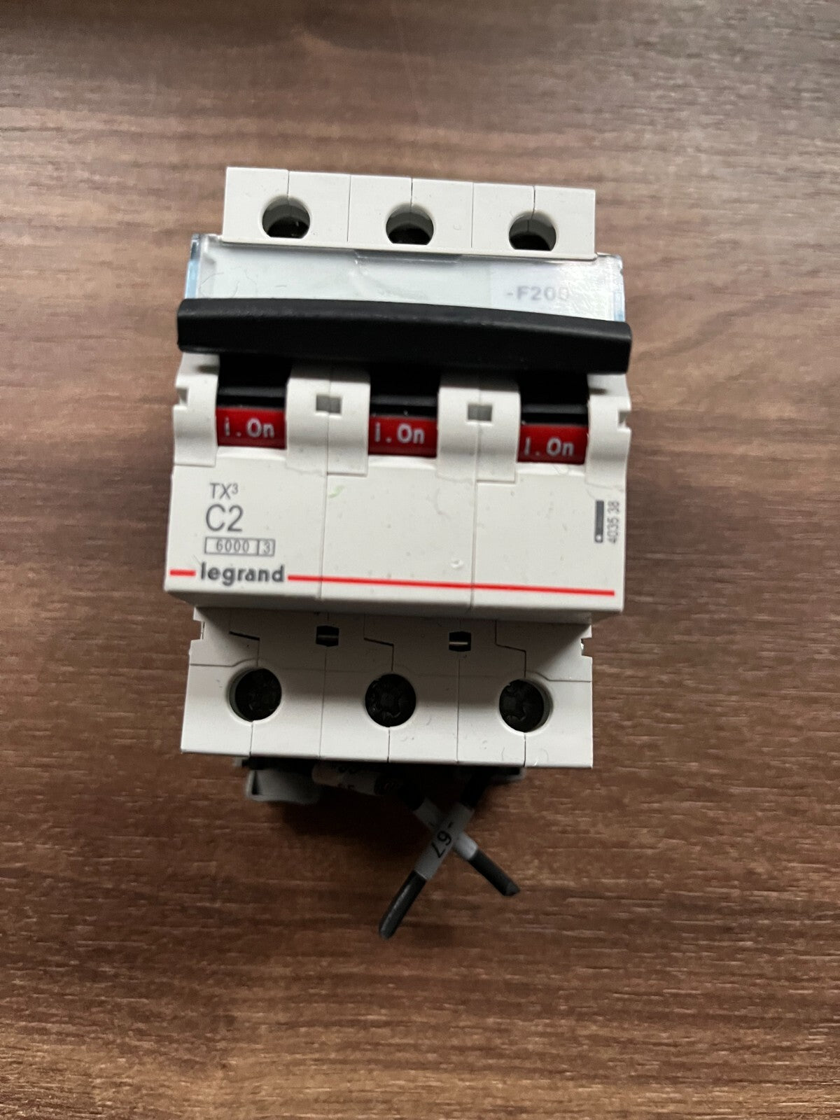 Legrand TX³ C2 3-Pole Circuit Breaker 6000 3A Used Working - Spare Part