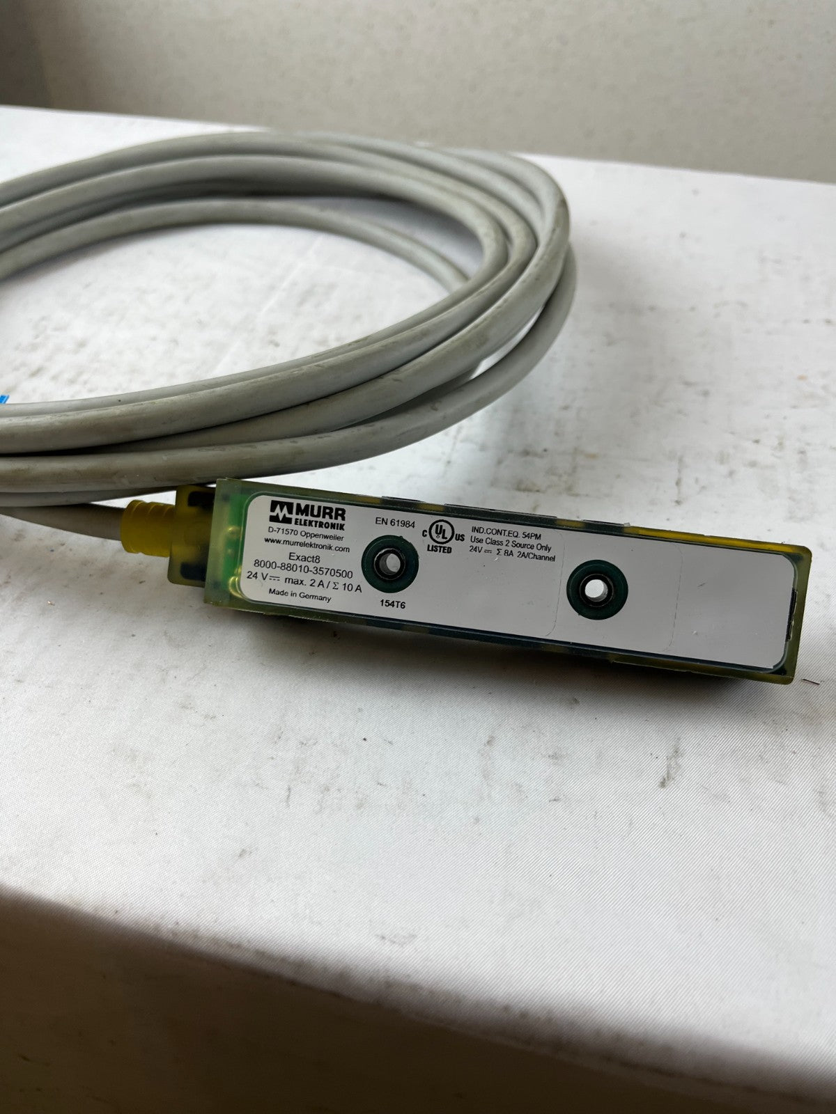 Murr Elektronik Exact8 8000-88010-3570500 8 Port I/O Module 24V Used Spare Unit