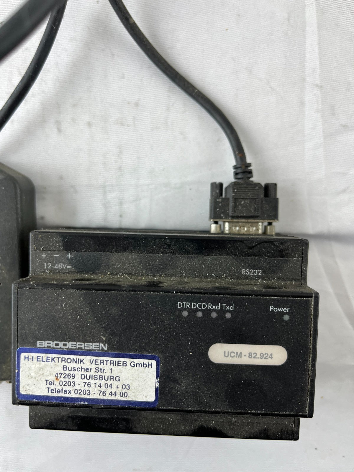 Brodersen UCM‑82.924 Industrial PSTN Modem 12–48 VDC RS232 w/ Siemens SIMATIC S7