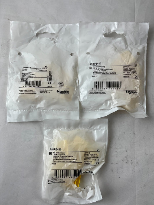Schneider Electric A9XPE410 Acti 9 End Caps Lot of 25 New Unused Spare Part