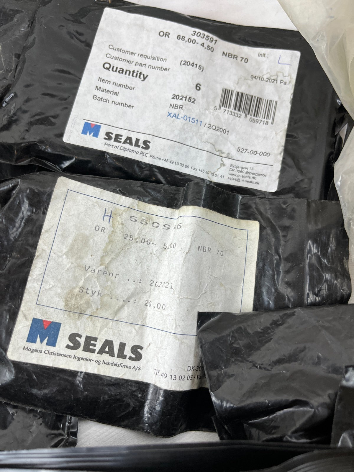 Industrial O-Ring Gasket Seal Lot NBR EPDM Pneumatic Hydraulic Mixed Sizes New