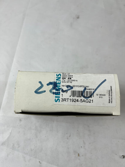 Siemens 3RT1924-5AG21 SIRIUS Magnetic Coil 110 V AC 50/60 Hz for 3RT1023–3RT1026