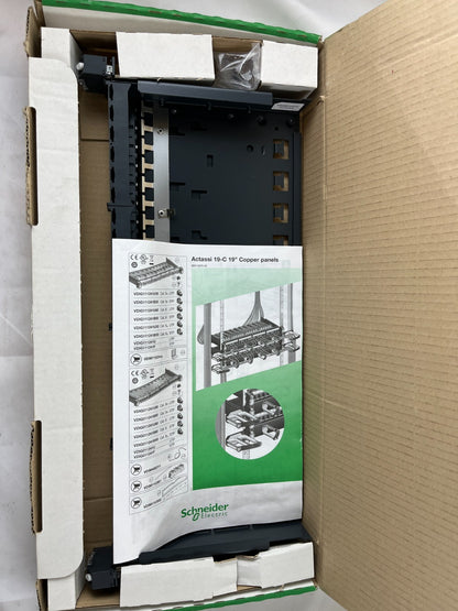 Schneider Electric Actassi 19-C Patch Panel Sliding 19" 1U 24 Port UTP Empty NEW