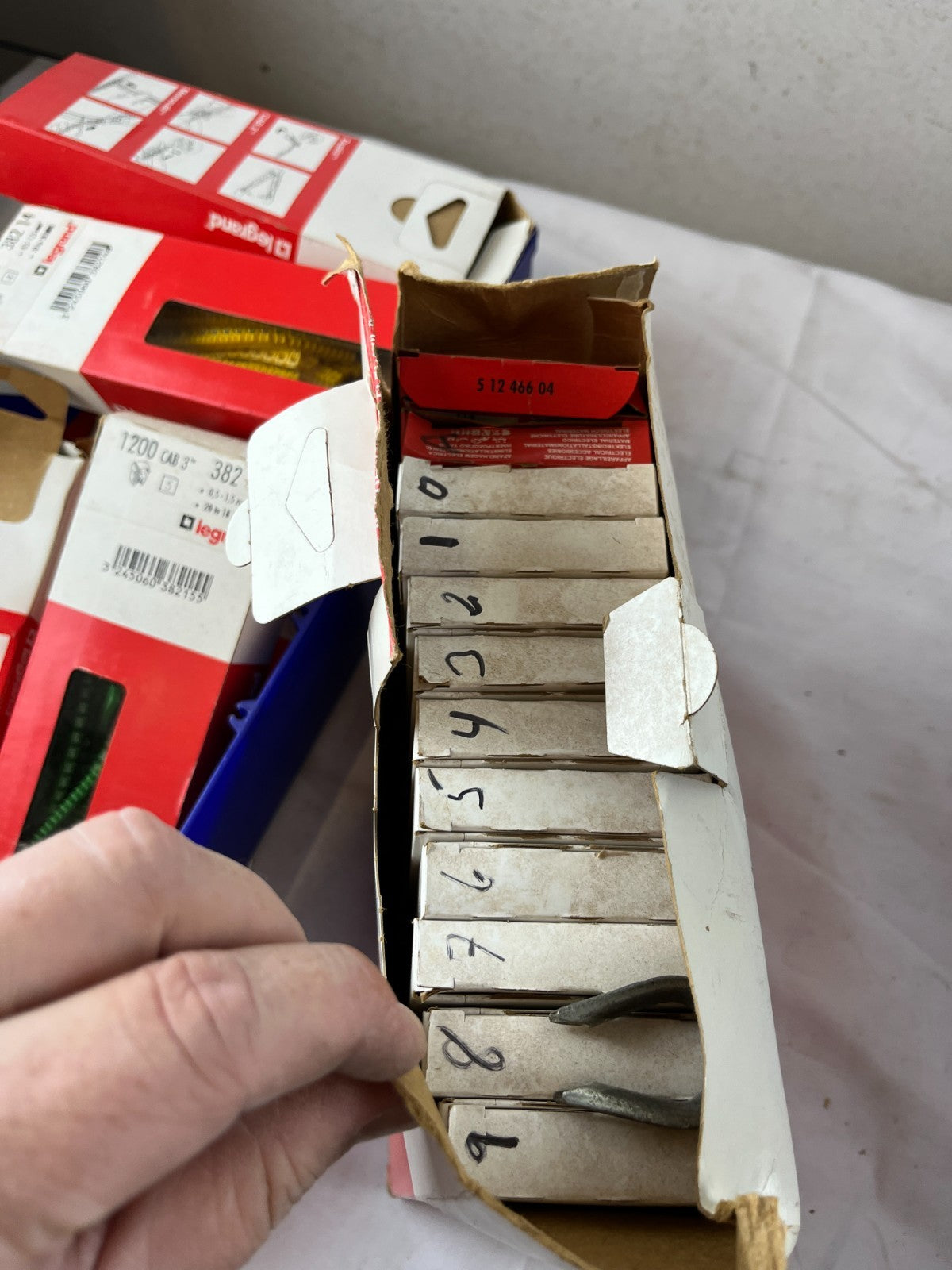 Legrand CAB 3 Cable Markers Number Sleeves Mixed Incomplete Lot New Bundle