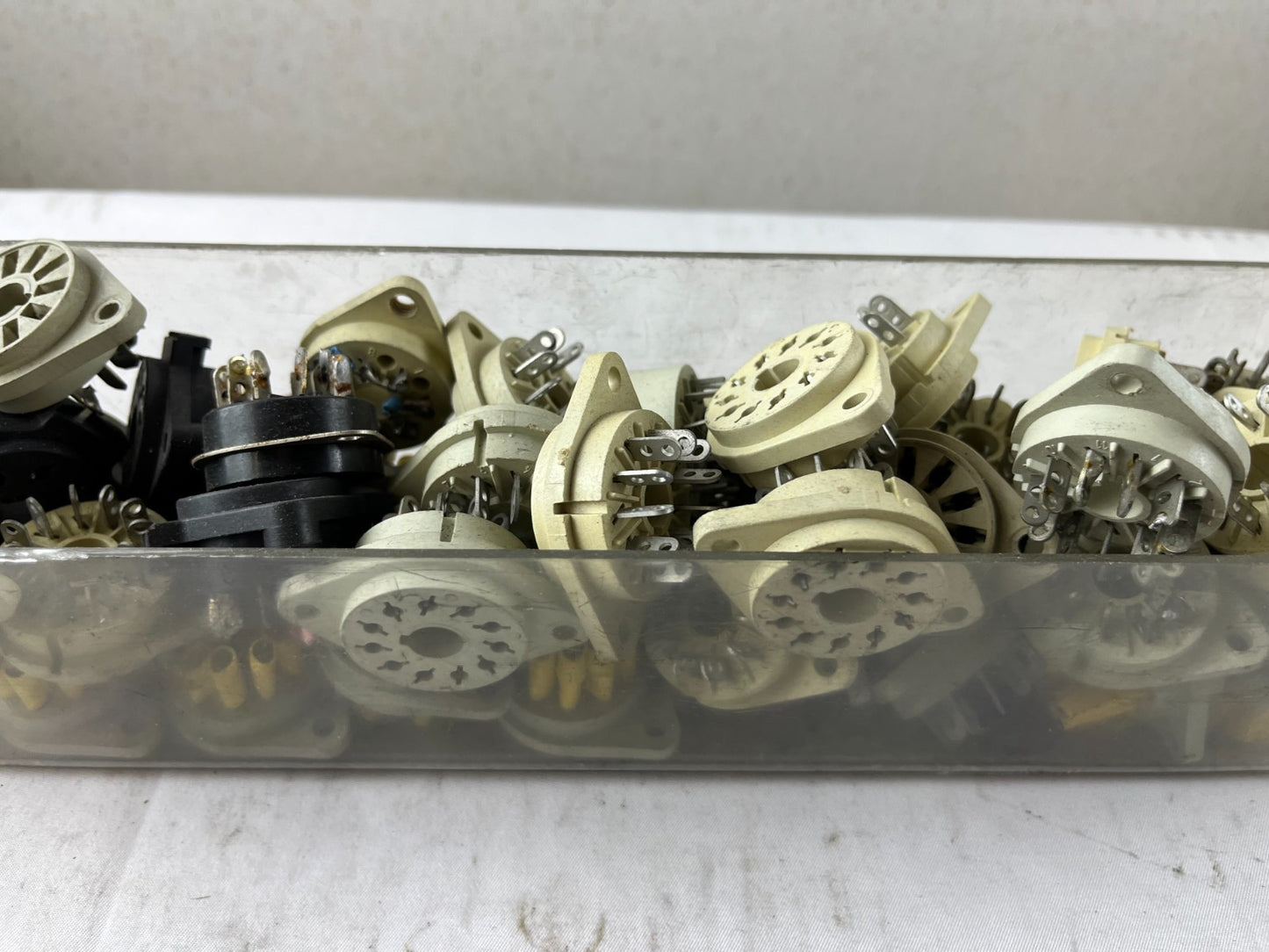 Industrial Relay Socket Lot Panel Mount Multi-Pin Relay Bases Vintage Control