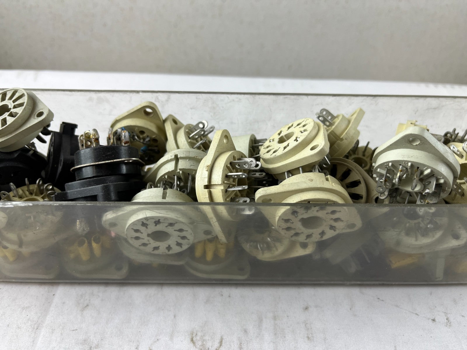 Industrial Relay Socket Lot Panel Mount Multi-Pin Relay Bases Vintage Control