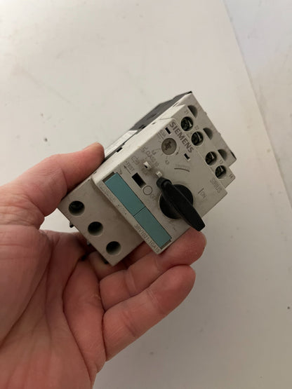 Siemens 3RV1021-1GA15 SIRIUS Motor Starter Protector 4.5–6.3A Used Spare Part