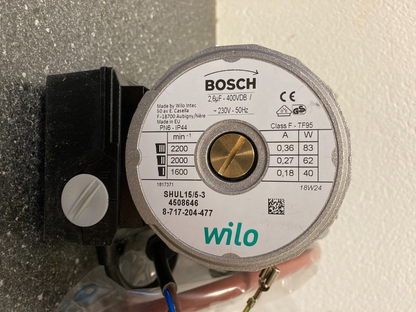 Bosch Pump Wilo PN:87172042640 0.27 - 0.18 A G1 230v 50hz IP44 TF95