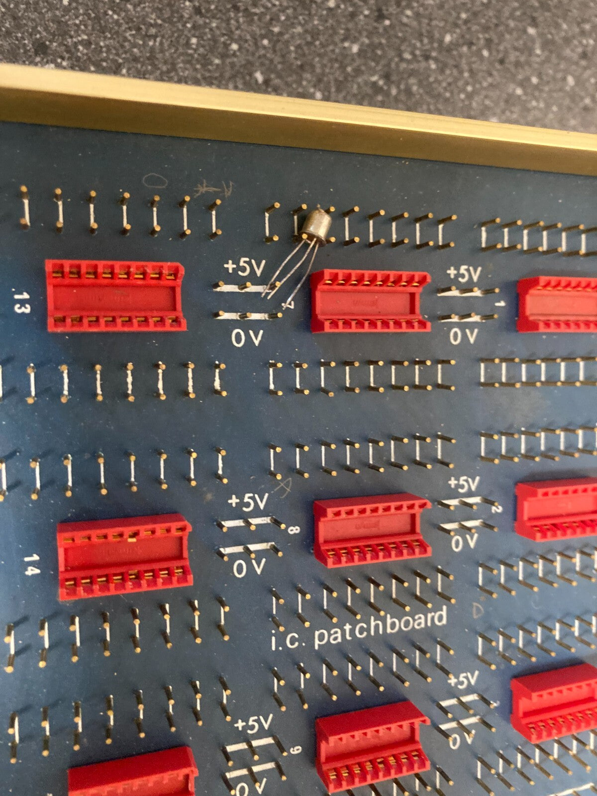 1972 Limrose Electronics IC Patchboard Model CK2 0022, Vintage Electronics