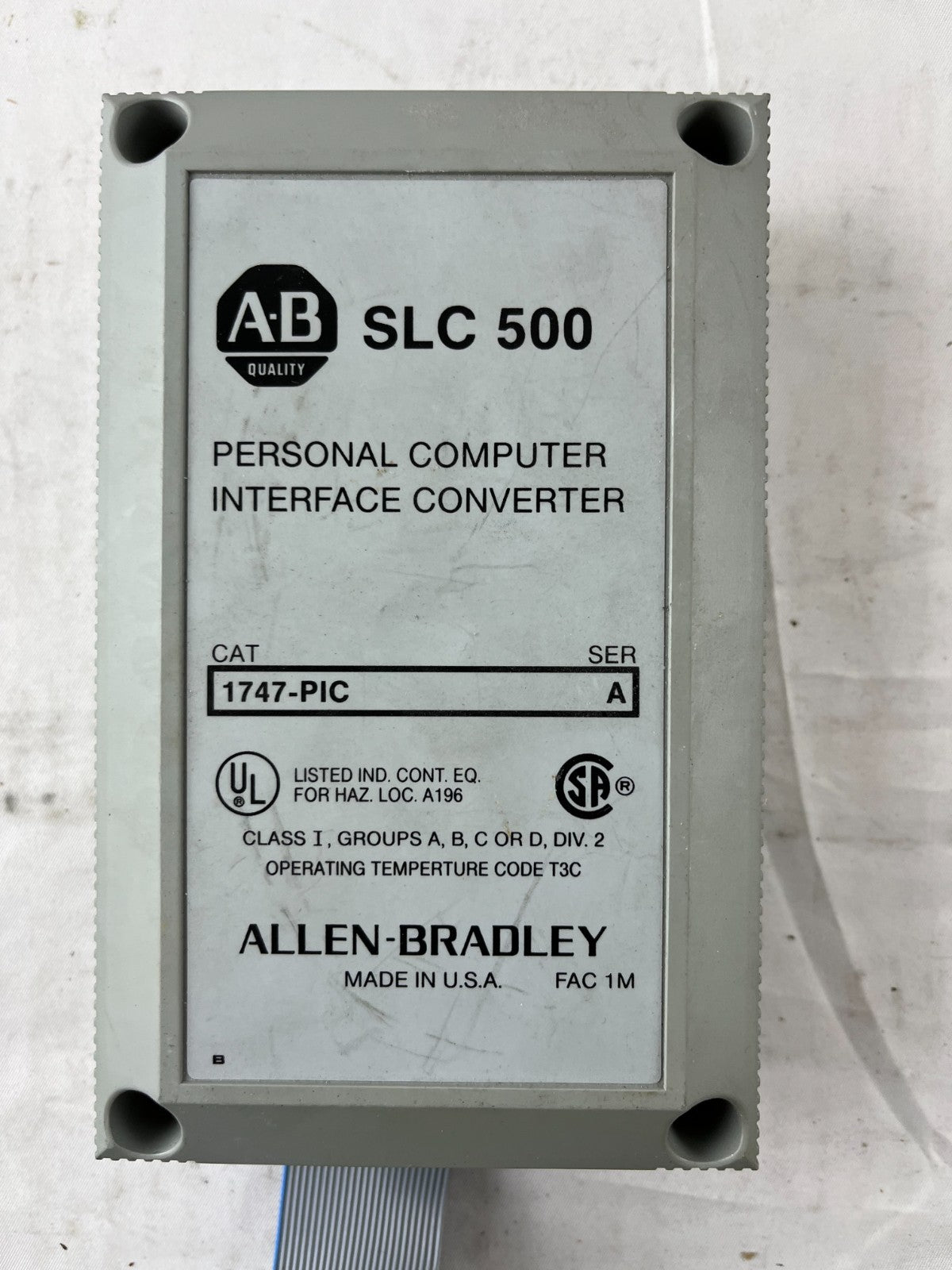 Allen-Bradley 1747-PIC SLC 500 Personal Computer RS-232 to DH-485 Interface