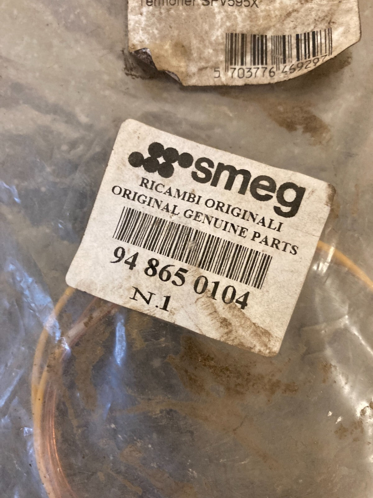 Smeg Oven Thermocouple - NOS Genuine Spare Part PN 948650055 termofler spv595x