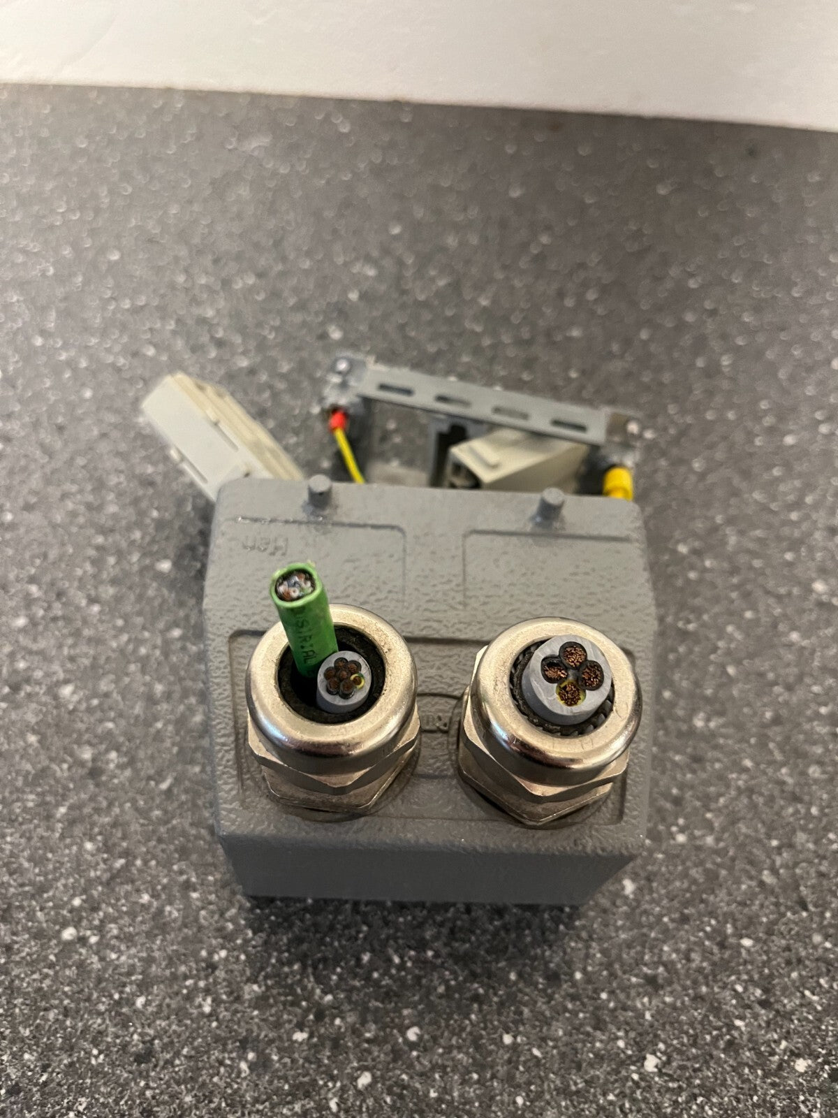 Harting Han Industrial Connector with Mixed Power & Data Modules - Used