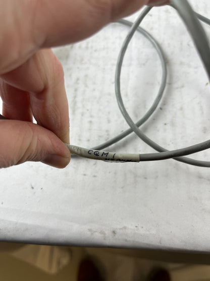 RS232 DB9 Female to Female Serial Cable Industrial Grey Used Spare Unit