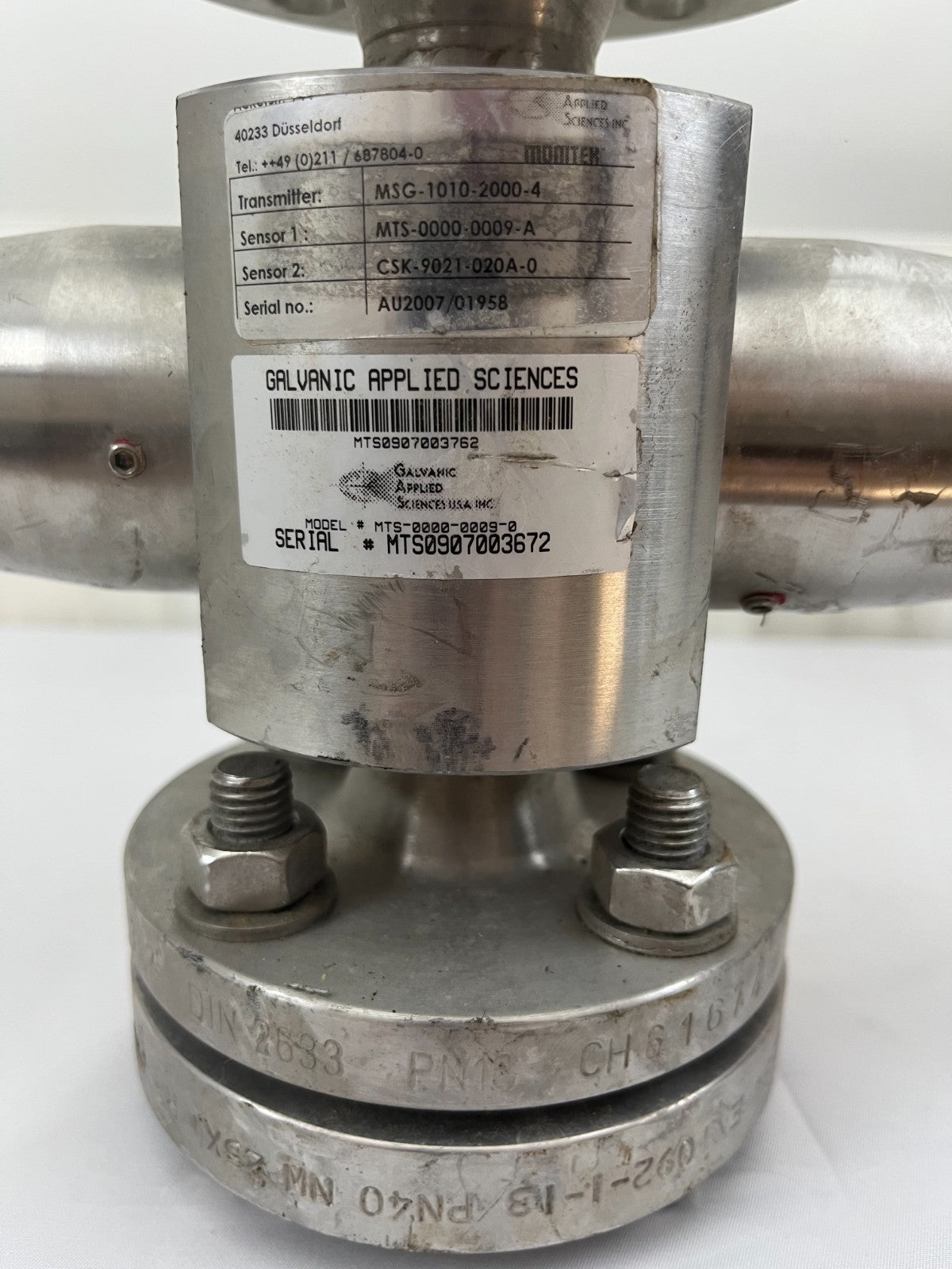 Galvanic Applied Sciences MSG-1010-2000-4 Transmitter Flow Meter AU2007/01958
