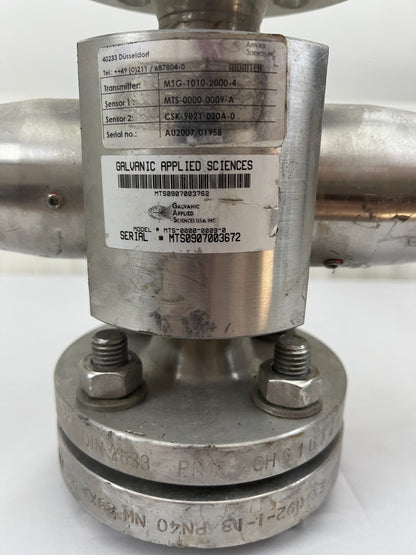 Galvanic Applied Sciences MSG-1010-2000-4 Transmitter Flow Meter AU2007/01958
