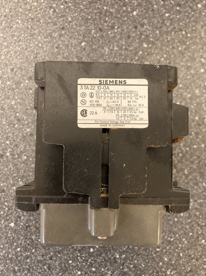 Vintage Siemens 3TA22 10-0A Contact Block Relay Switch, Made in Germany