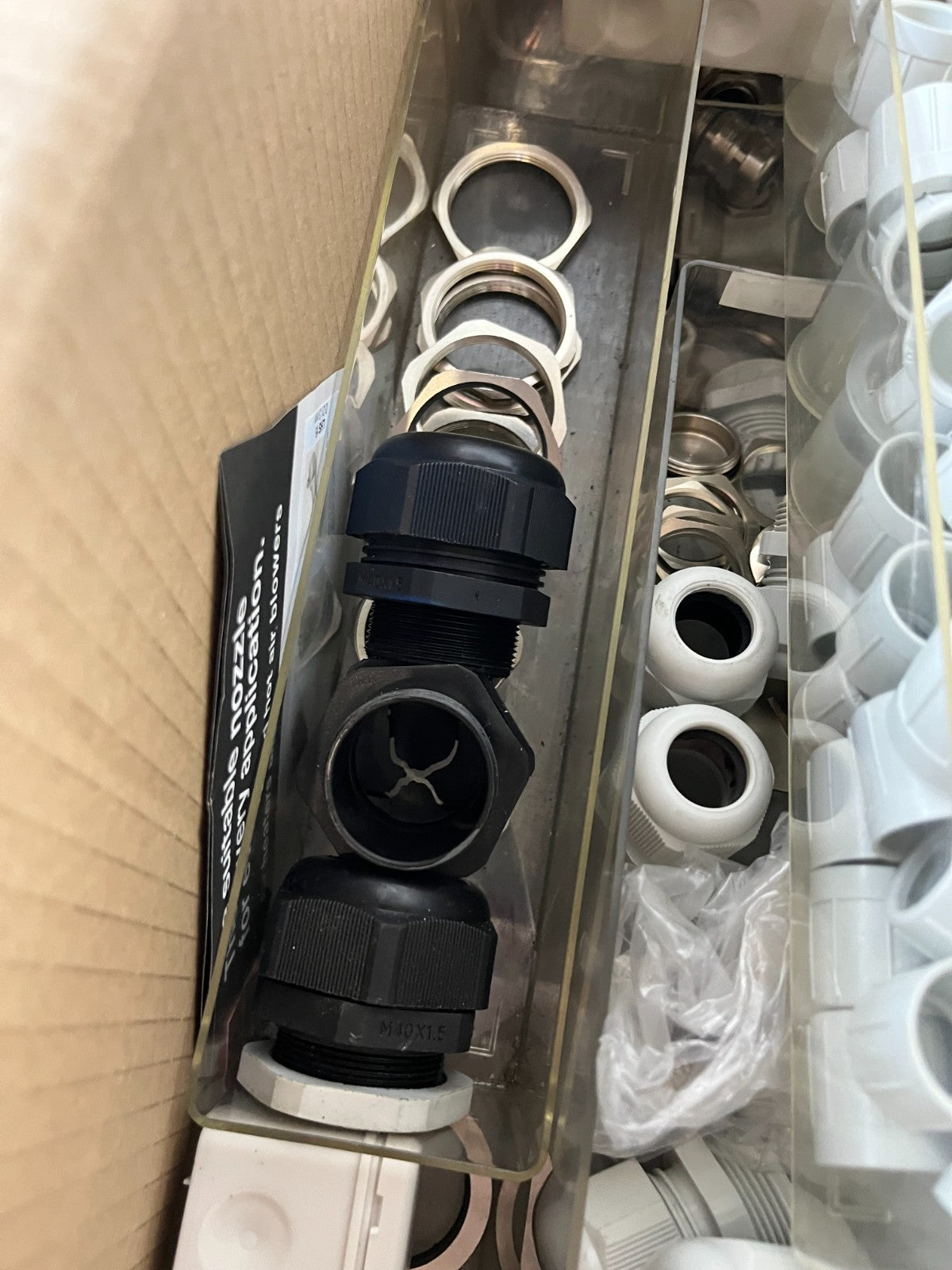 Detzel Univolt Cable Gland Lot PG21 PG29 Plastic Metal Industrial Bulk Mixed