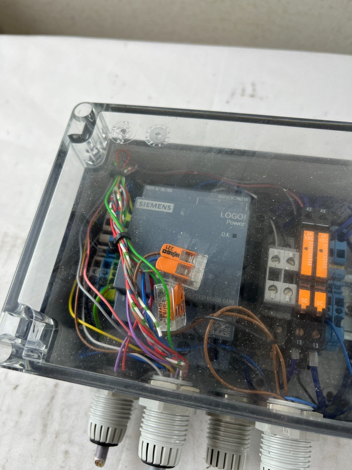 Siemens LOGO! Power 6EP3332-6SB00-0AY0 24VDC Power Supply Control Box Used