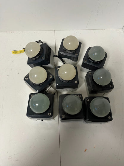 9x Banner K50LYXXP Indicator Lights - 18-30V DC - Industrial LED Status Lights