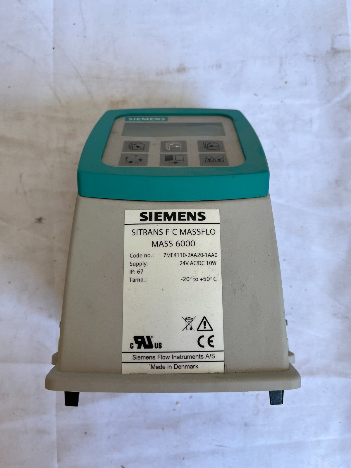 Siemens 7ME4110-2AA20-1AA0 Sitrans MASS 6000 DeviceNet Parts SOLD AS IS SPARE