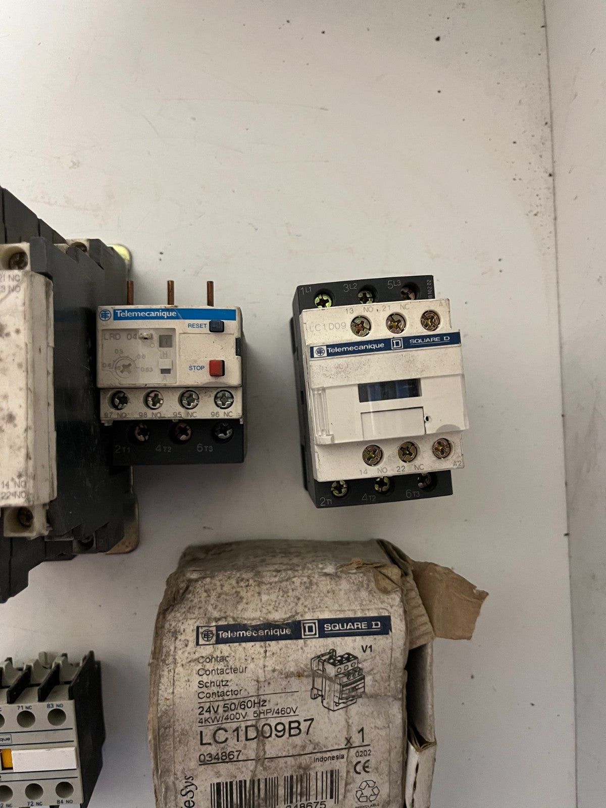 Telemecanique / Square D Industrial Contactor & Relay Lot – 5 pcs – Used Working