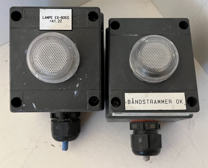 R. STAHL Explosion-Proof Signal Boxes PTB 01 ATEX 1105 (Set of 2) – Used Working