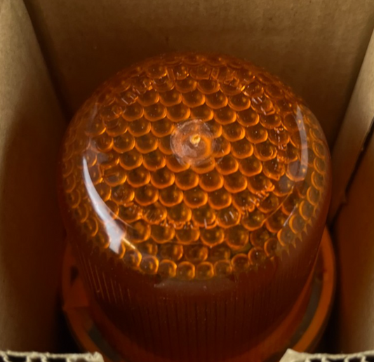 DG Controls XFD/DC/24/SH Miniature Xenon Beacon 24V DC Amber 286‑7300 New UK