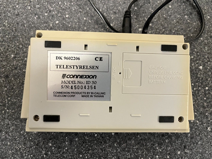 Vintage Connexion Telecom Caller ID Unit ID 30 with Power Adapter, Working