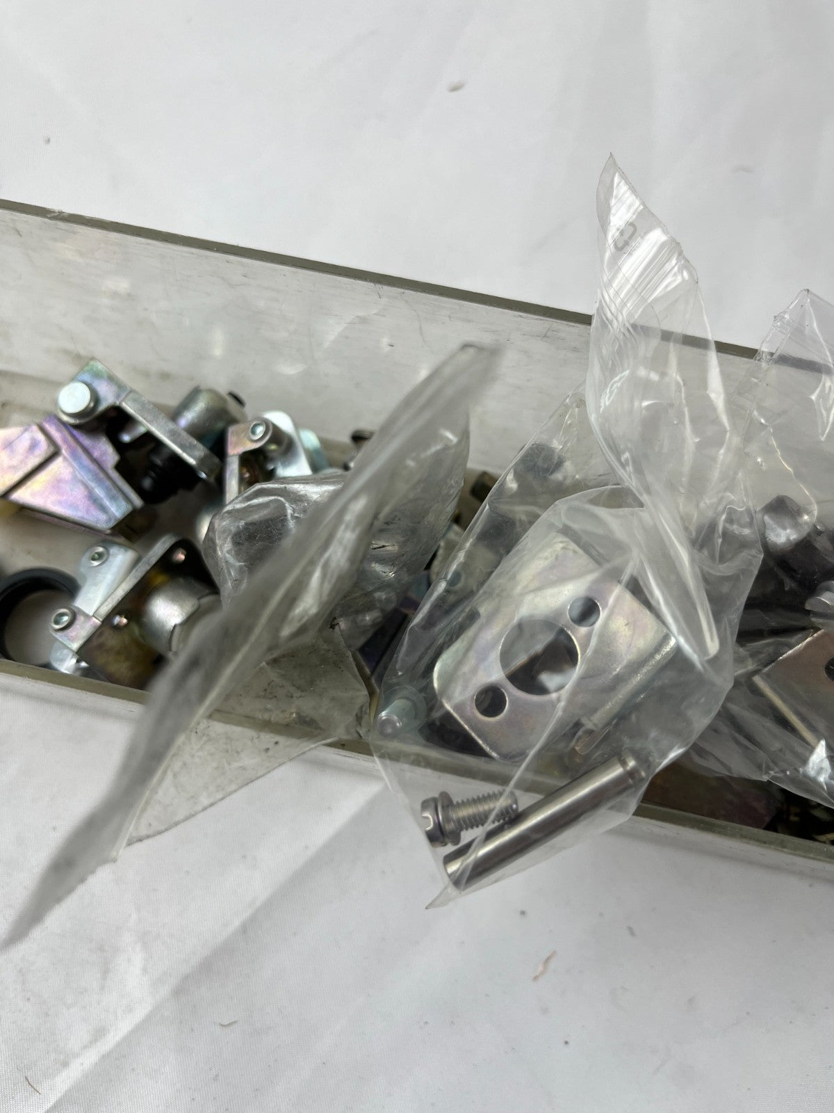 Industrial Limit Switch Parts Roller Lever Actuator Mixed Lot Metal Assemblies