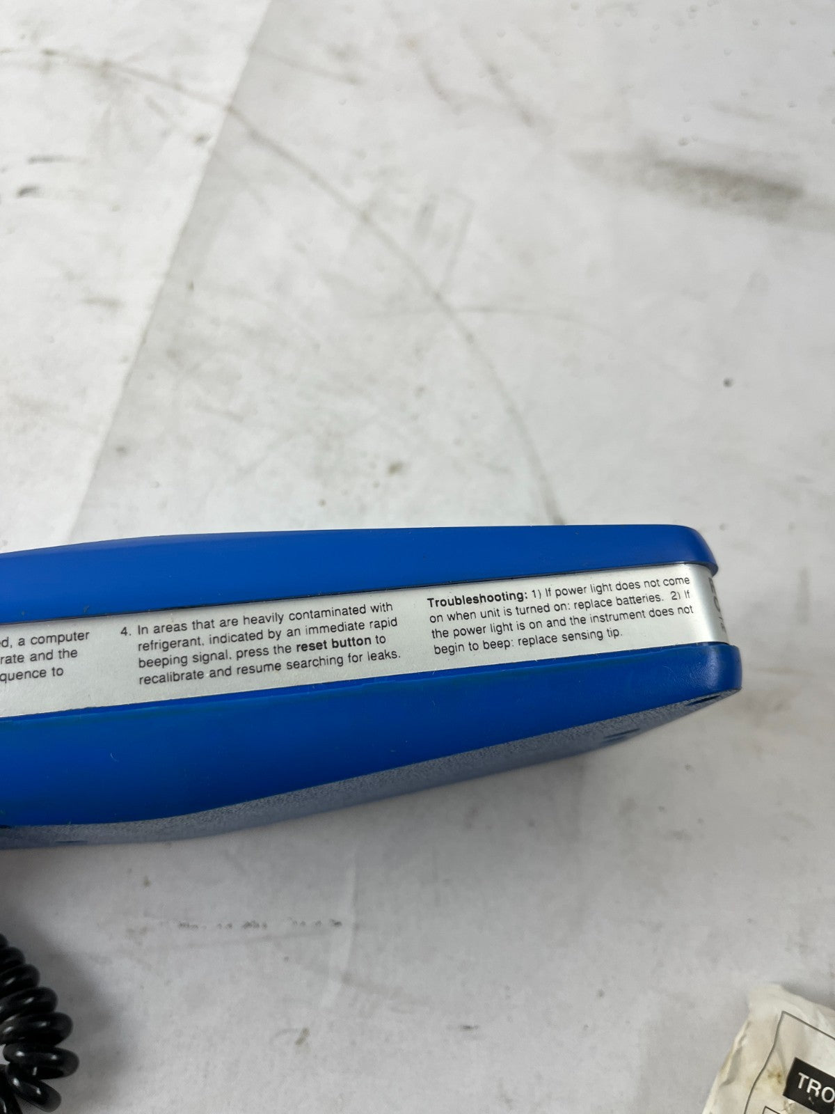 Refco 5650 Refrigerant Leak Detector Halogen CFC HCFC HFC w/ Case Used Spare