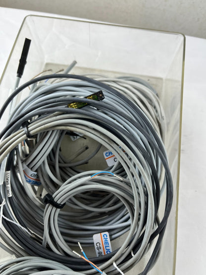 Proximity Sensor Cable Lot Chelic CS-9D Magnetic Switch Used Working Industrial
