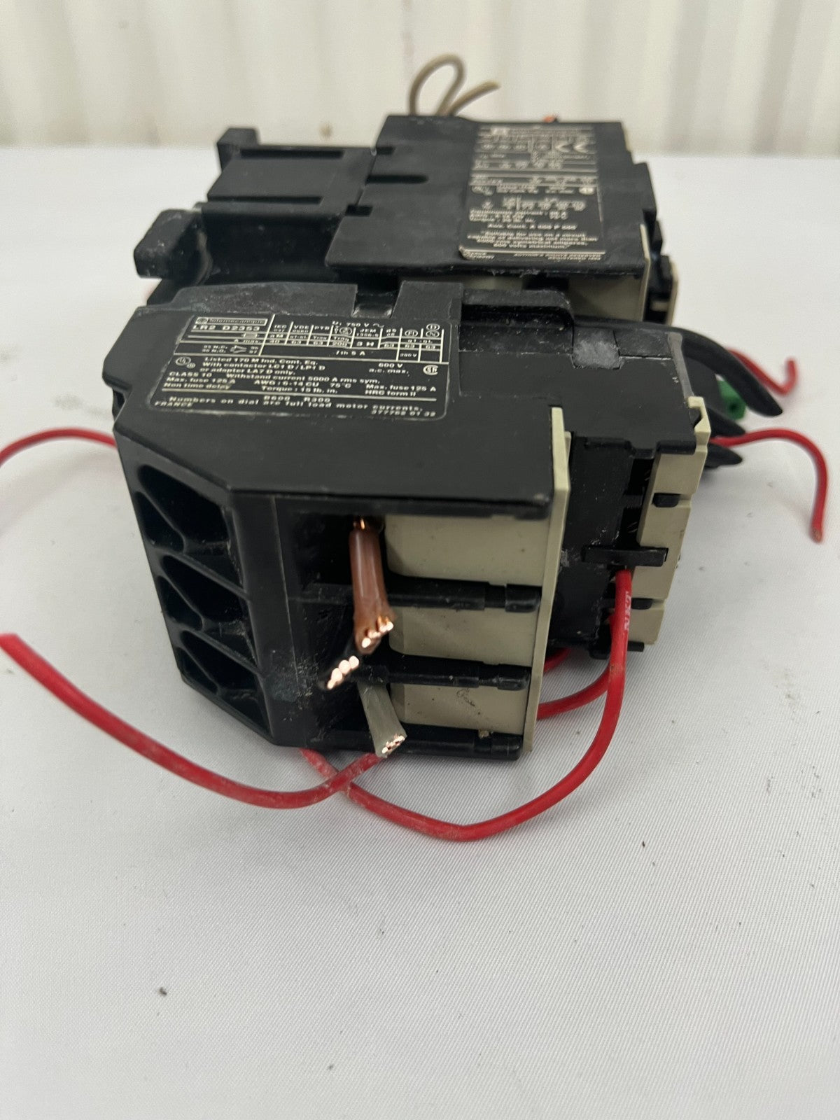 Telemecanique LC1 D32 01 50A Contactor + LR2 D2353 Overload Relay 23-32A, 230V