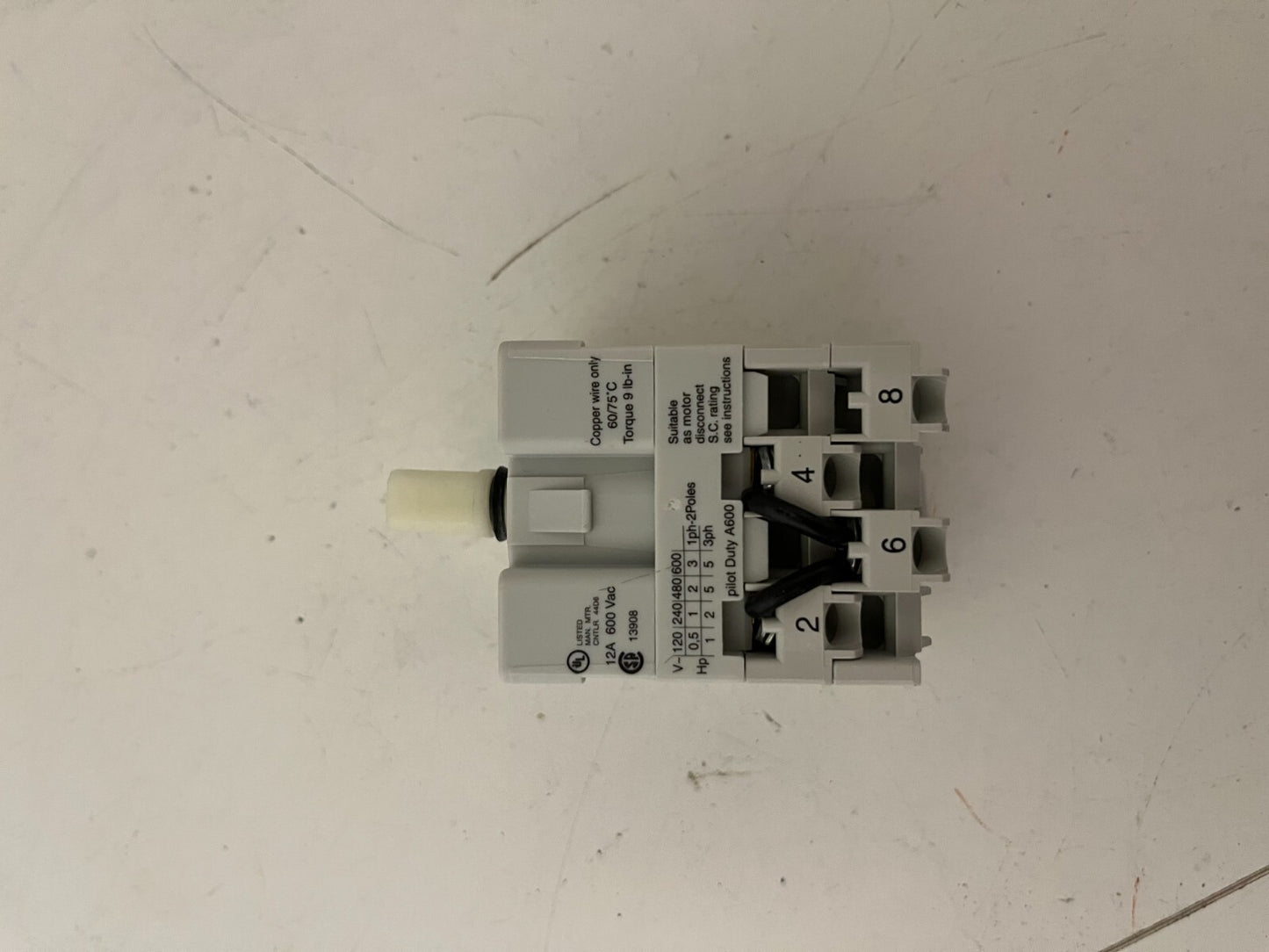 NEW Allen Bradley 194L-E12-5261 Step Switch 12A 1-Pole 194L-E12-5261 - New