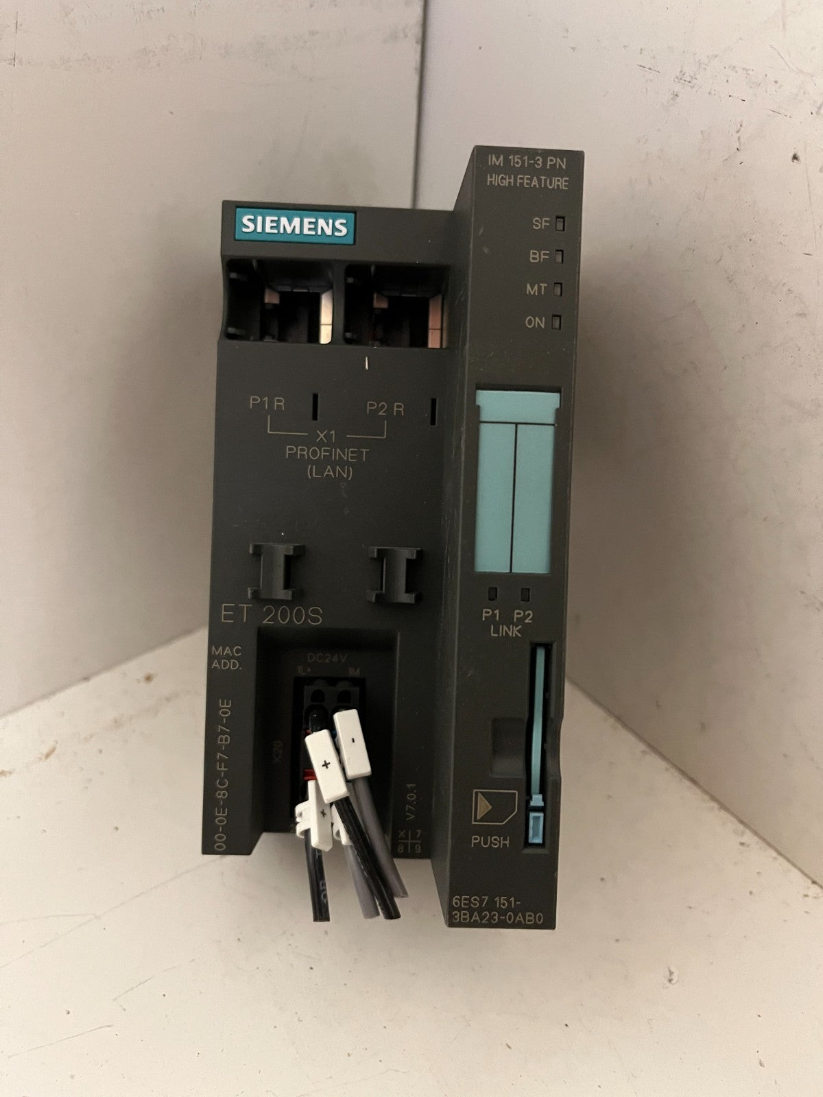 Siemens ET200S IM 151-3 PN 6ES7 151-3BA23-0AB0 High Feature Profinet Used Tested