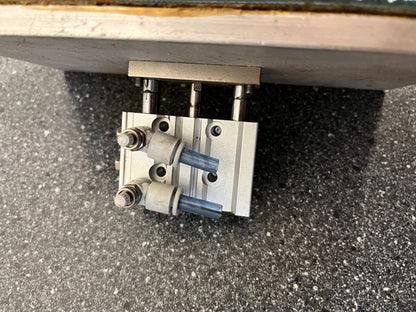 Pneumatic Gripper/Clamp with Mounting Base - Used, Fully Functional