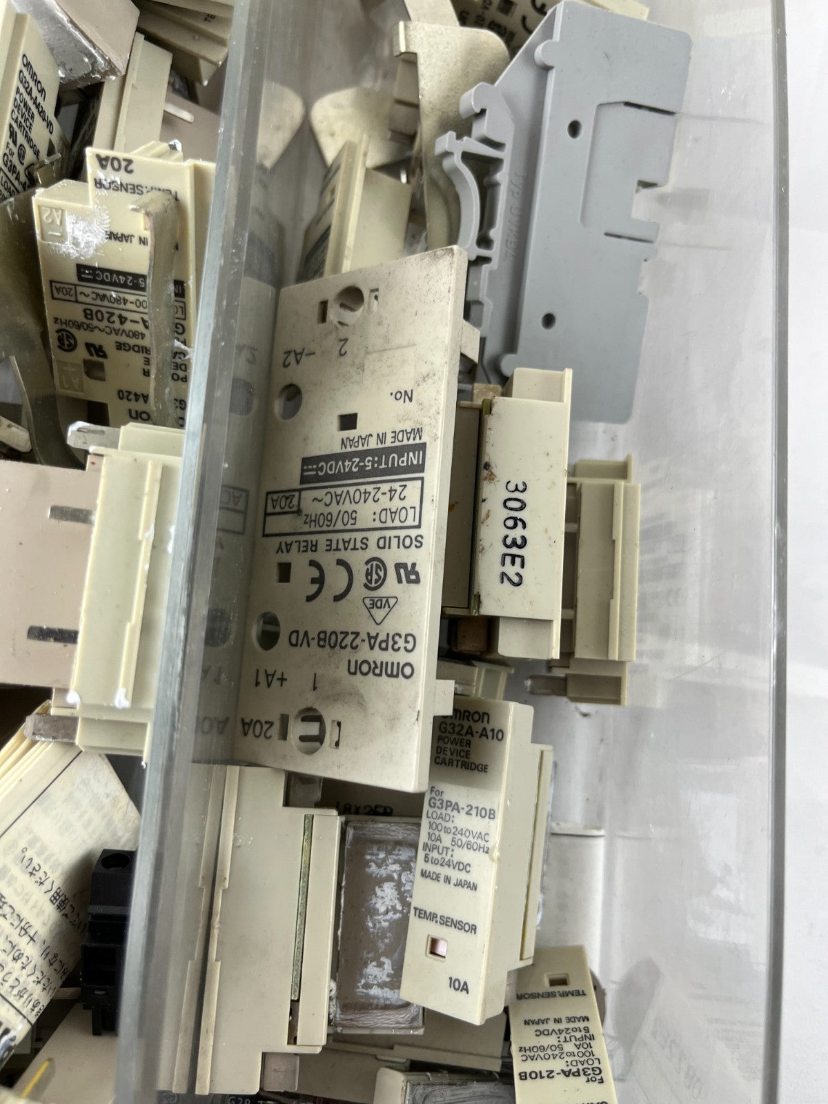 Omron G3PA-420B-VD Solid State Relay Lot 20A SSR Power Cartridges G32A-A420-VD
