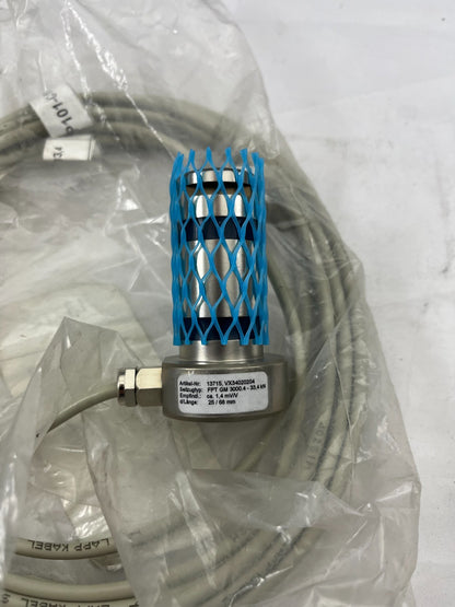 FPT GM 30004 Measurement Bolt Load Cell 33.4kN, 1.4mV/V, 25/68mm, New Sealed