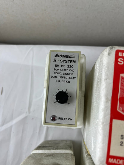 10x Electromatic S-System Dual Level Relay Mixed Models 220VAC Denmark Bundle