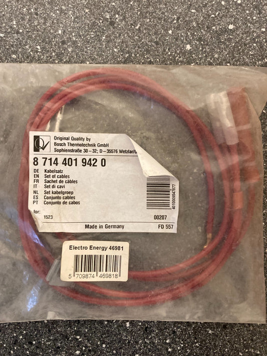 Bosch Set of Cables PN:87144019420 - Original HVAC Wiring Replacement Part