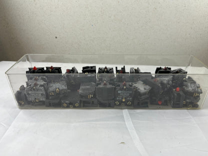 Mixed Lot Telemecanique ZB2-BE102 NC Contact Blocks 22mm Used Spare Parts