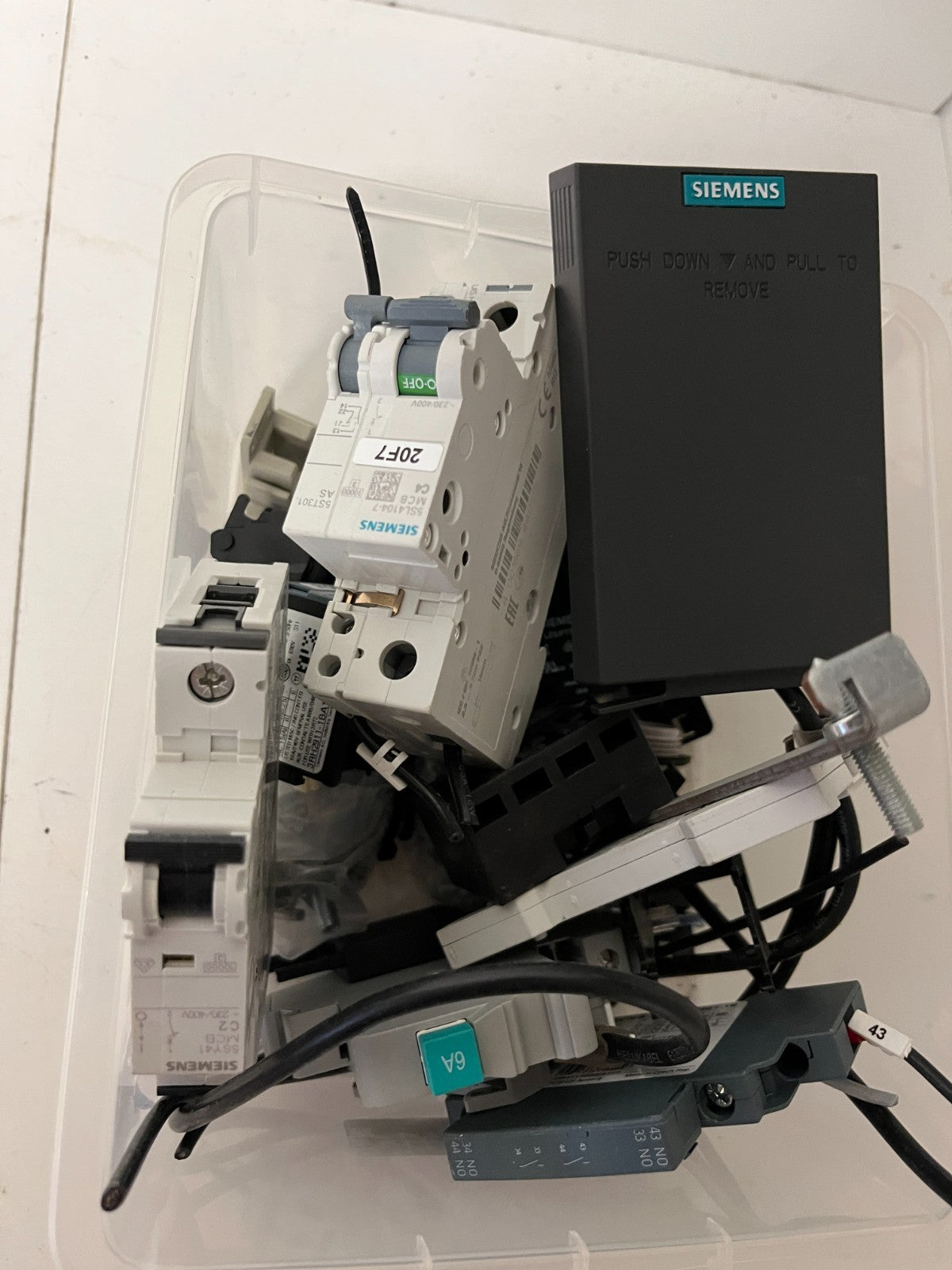 Siemens Industrial Control Components Lot MCCB Breakers Contactors Used Spares