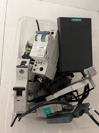 Siemens Industrial Control Components Lot MCCB Breakers Contactors Used Spares
