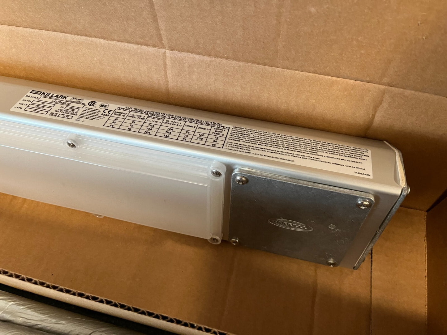Killark LALFP630L3D 45W LED Hazardous Location Luminaire, 120-277V, IP66 NEW