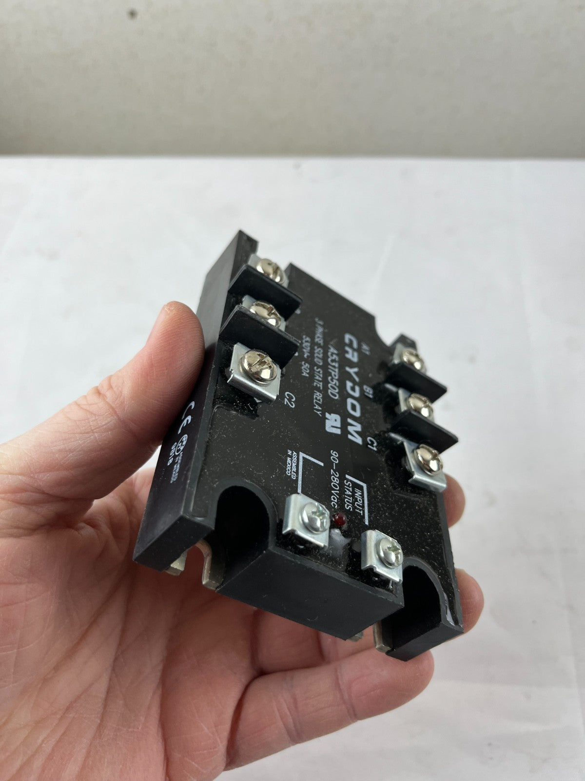 Crydom A53TP50D 3-Phase Solid State Relay 48–530VAC 50A 90–280VAC Input New