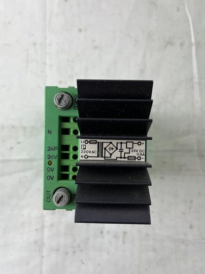 Phoenix Contact CM 62-PS-230AC/24DC/1 DIN Rail Power Supply 24VDC 0.9A Used