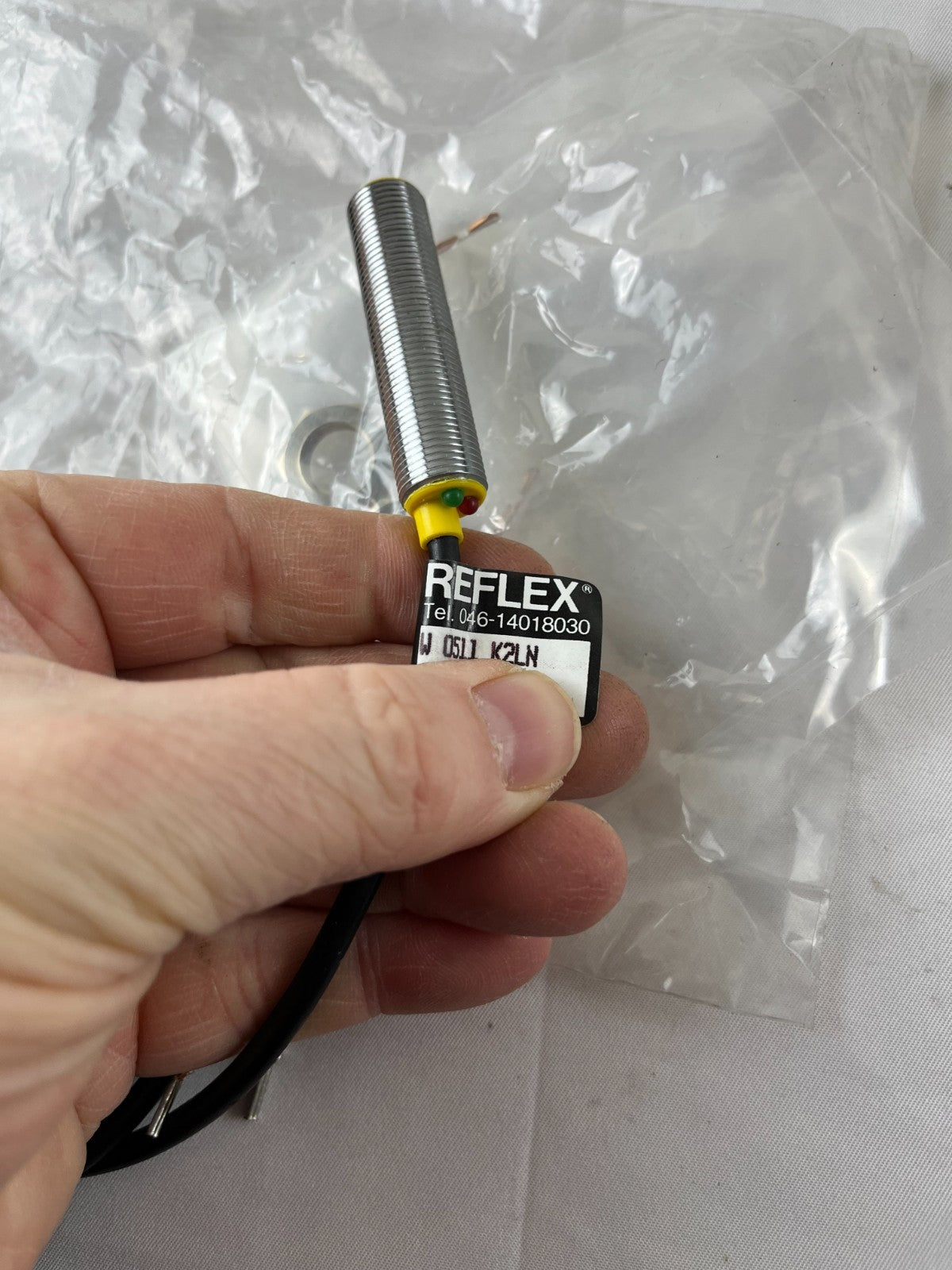 Reflex W0511 K2LN Inductive Proximity Sensor 10-30VDC M12 New Spare Unit