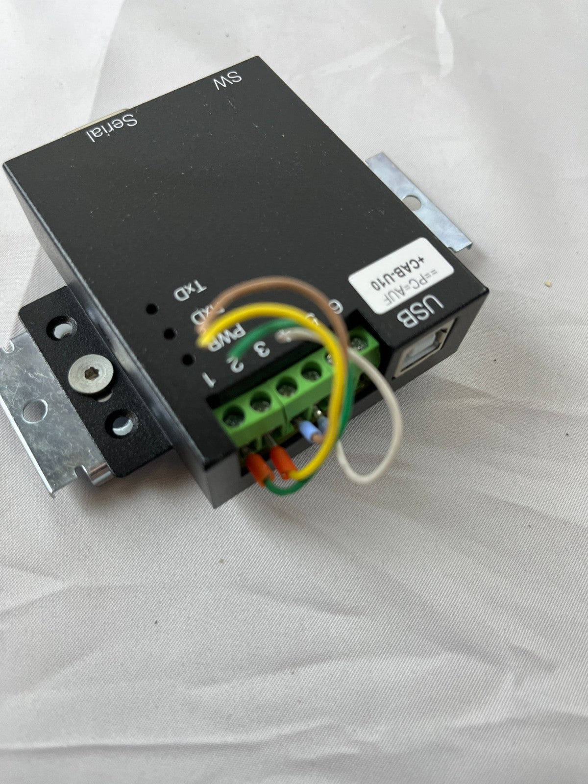 Titan SB-COMi-SI-M USB to Serial Industrial Converter DIN Rail Used Working